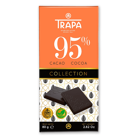 Barra de Chocolate Trapa - 95%