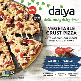 Pizza Mediterránea - Daiya (Vence: 01/05/2023)