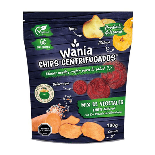 Chips Mix Vegetales 180g - Wania