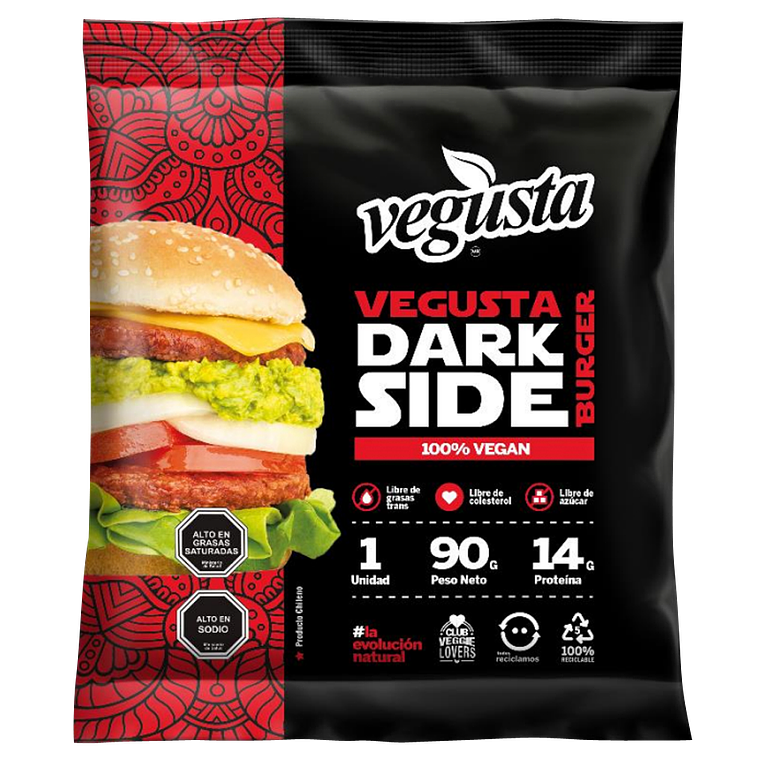 Hamburguesa Individual Dark Side - Vegusta 1