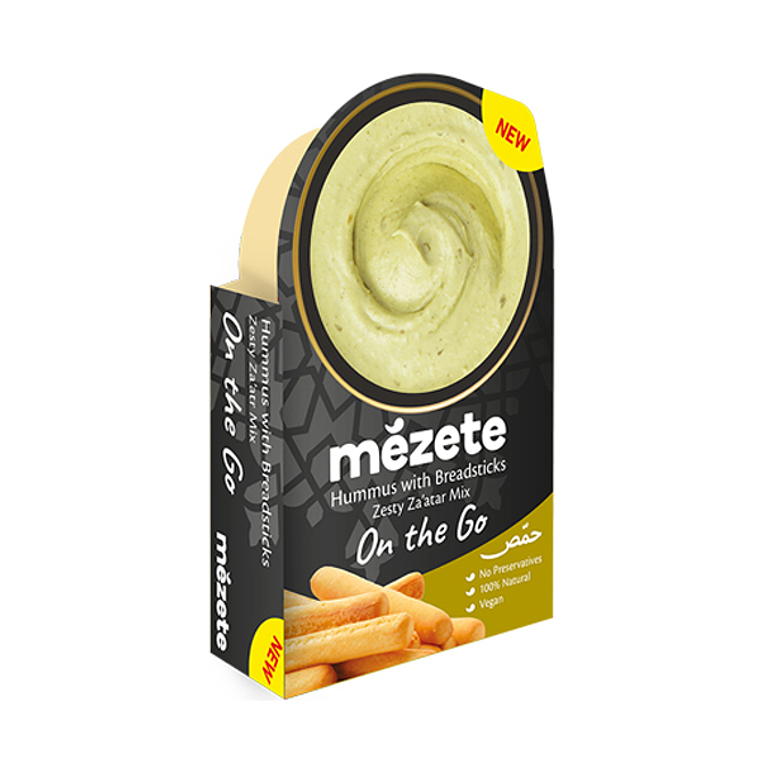 Hummus con Palitos de Pan - Finas Hierbas 1