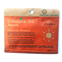 Vitamina D2 en polvo (5g) - Dulzura Natural