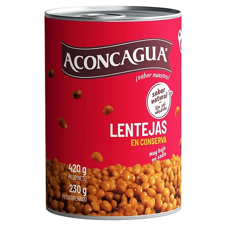 Lentejas en Conserva - Aconcagua 1