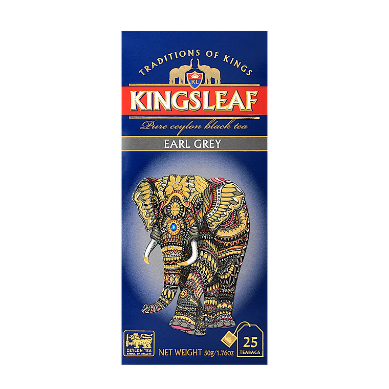 Té Earl Gray 25 bolsas - Kingsleaf 1