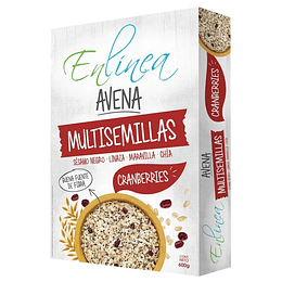 Avena Multisemillas: Cranberries, 600g - Enlinea