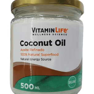 Aceite de Coco 500ml - Vitaminlife