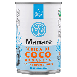 Bebida de Coco Orgánica 400ml - Manare