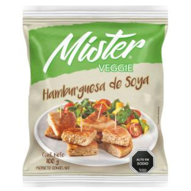 Hamburguesa de Soya 100g - Mister Veggie 1