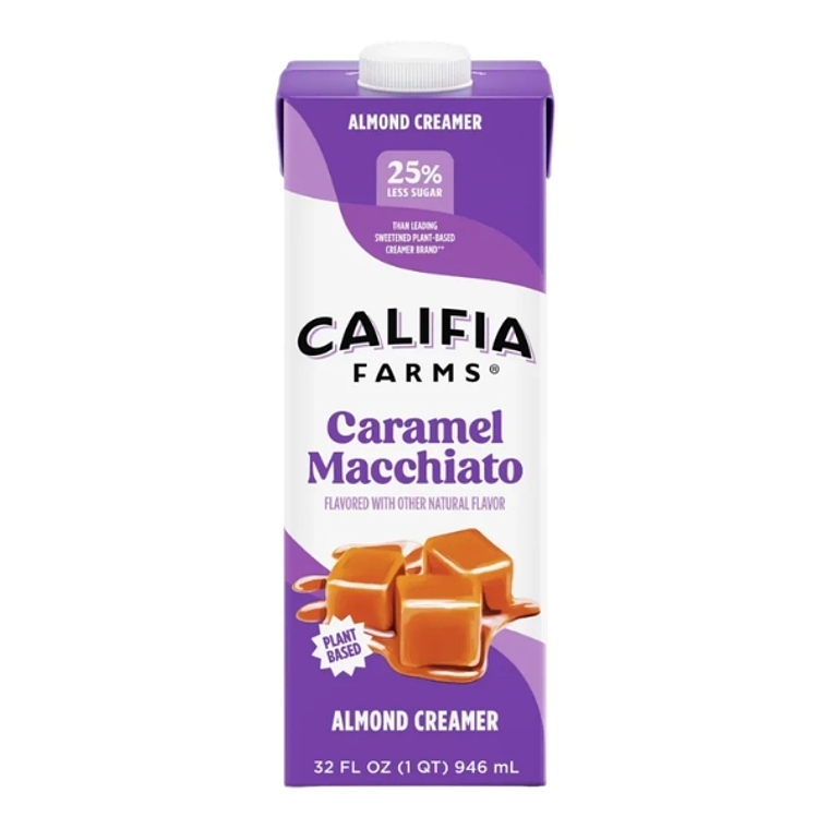 Creamer de Almendras sabor Caramelo Macchiato 946ml - Califia 1