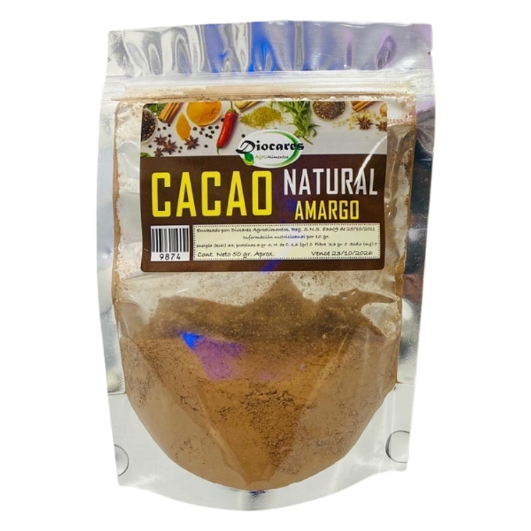 Cacao Amargo 50g - Diocares 1