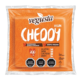 Chedddar Laminado 200g - Vegusta