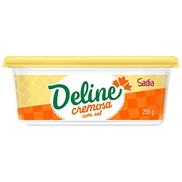 Deline Cremosa (margarina vegetal de mesa) 250g (vence: 24/01/2026)