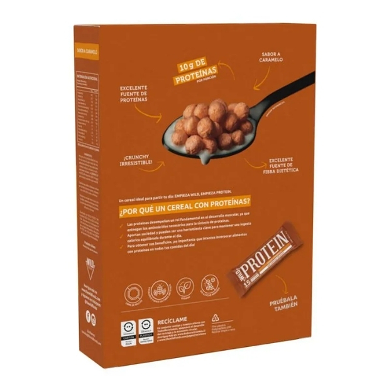 Cereal Wild Protein Sabor Caramelo 280g 2