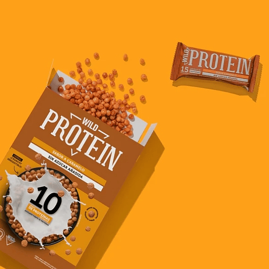 Cereal Wild Protein Sabor Caramelo 280g