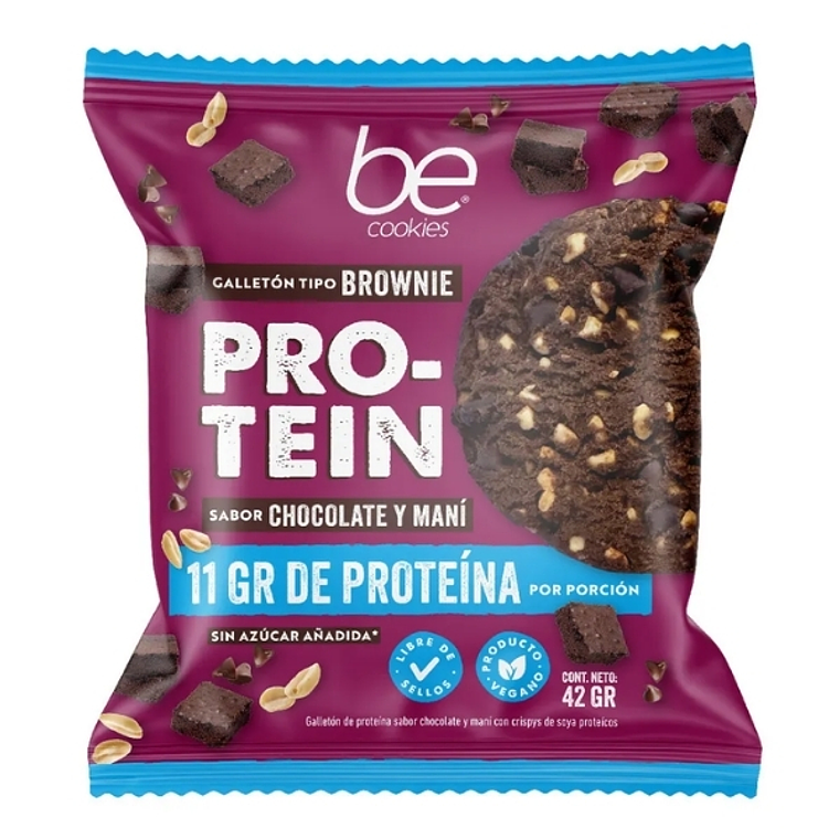 Galletón Tipo Brownie Chocolate y Maní  - Be Cookies  1