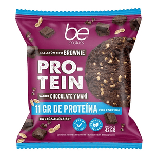 Galletón Tipo Brownie Chocolate y Maní  - Be Cookies 