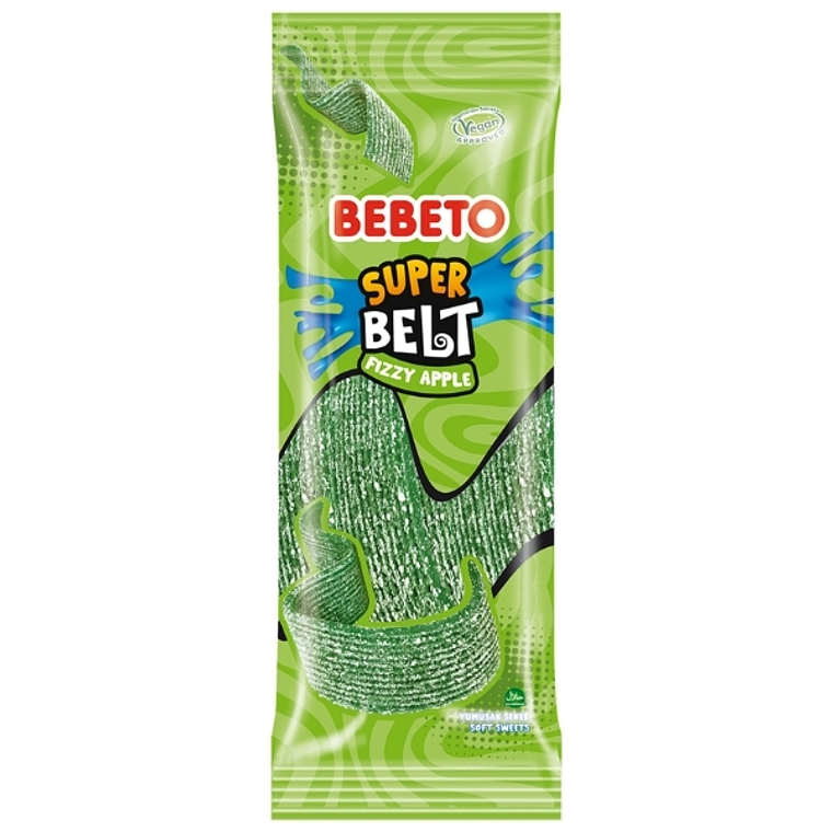 Gomitas Sabor Manzana (Super Belt Fizzy Apple) - Bebeto 1