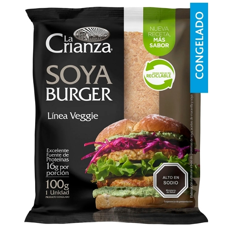Hamburguesa de Soya - La Crianza (100g) 2