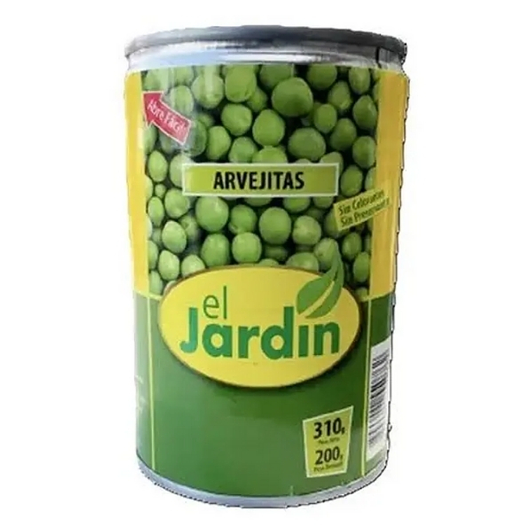 Arvejas enlatadas 200g - El Jardín 1
