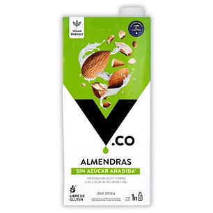 Bebida de Almendras Sin Azúcar 1L - V.co (vence: 20/02/2026)