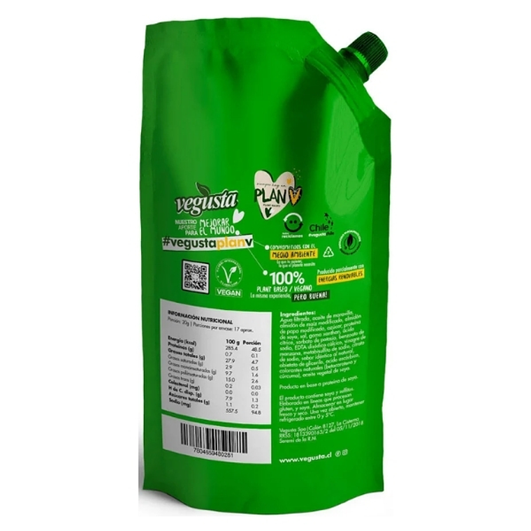 Mayonesa Vegusta 350g 2