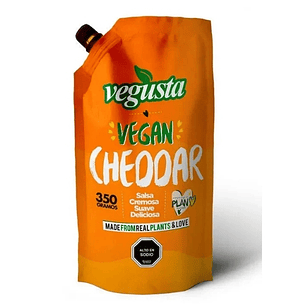 Salsa Vegan Cheddar Vegusta 350g