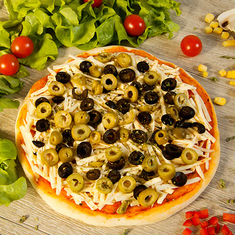 Pizza Mix de Aceitunas Individual (23cm) - Shen 2