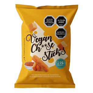 Palitos de Queso Vegetal Sabor Cheddar