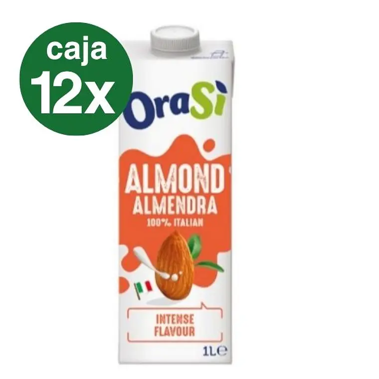 Caja 12 unidades Bebida Vegetal de Almendras 1 Litro - OraSi (vence 26/09/2026) 1