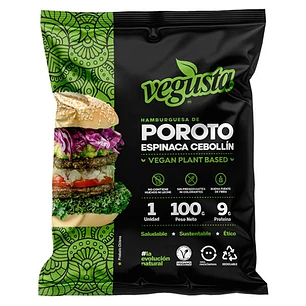 Hamburguesa Individual Poroto - Vegusta