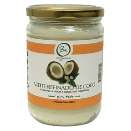Aceite refinado de Coco Sin Aroma ni Sabor 500ml - Be Organics