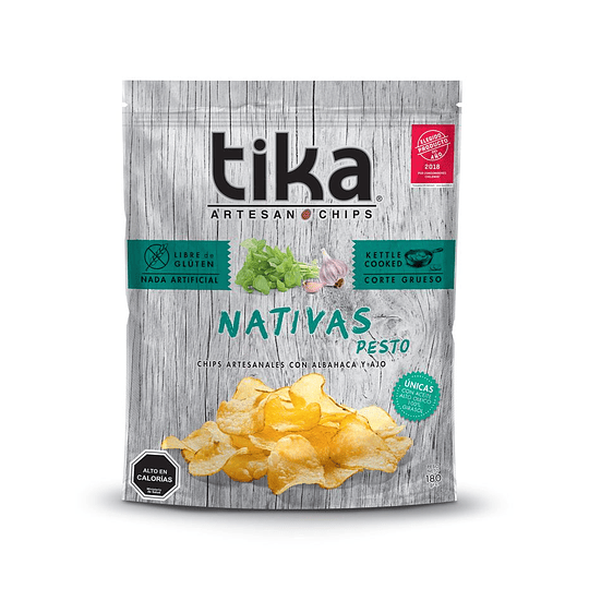 Chips Tika Nativas 180g - Pesto