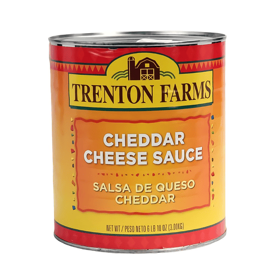 Salsa de queso Cheddar, tarro de 3 kl - TRENTON FARMS