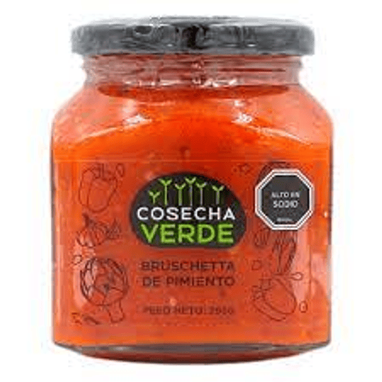 BRUSCHETTA DE PIMIENTO COSECHA VERDE 295grs