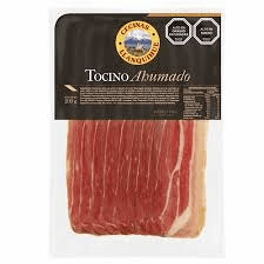 Tocino Ahumado Laminado 180g - Llanquihue