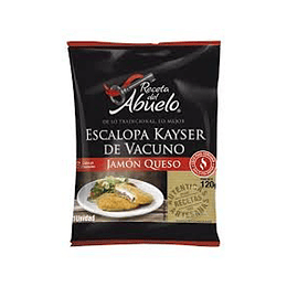 Escalopa Kayser de Vacuno Jamón Queso, Receta del Abuelo - PF