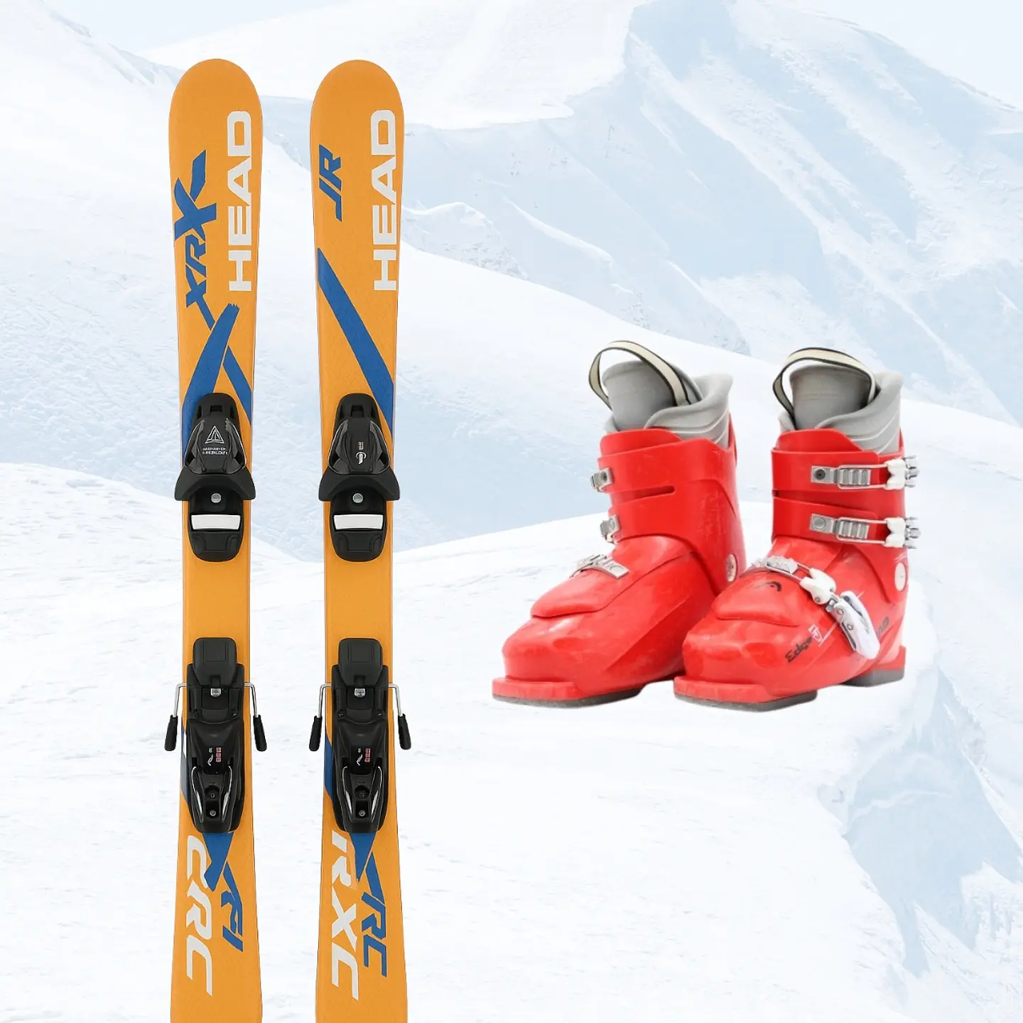 PACK SKI NIÑO + BOTAS + FIJACIONES  1