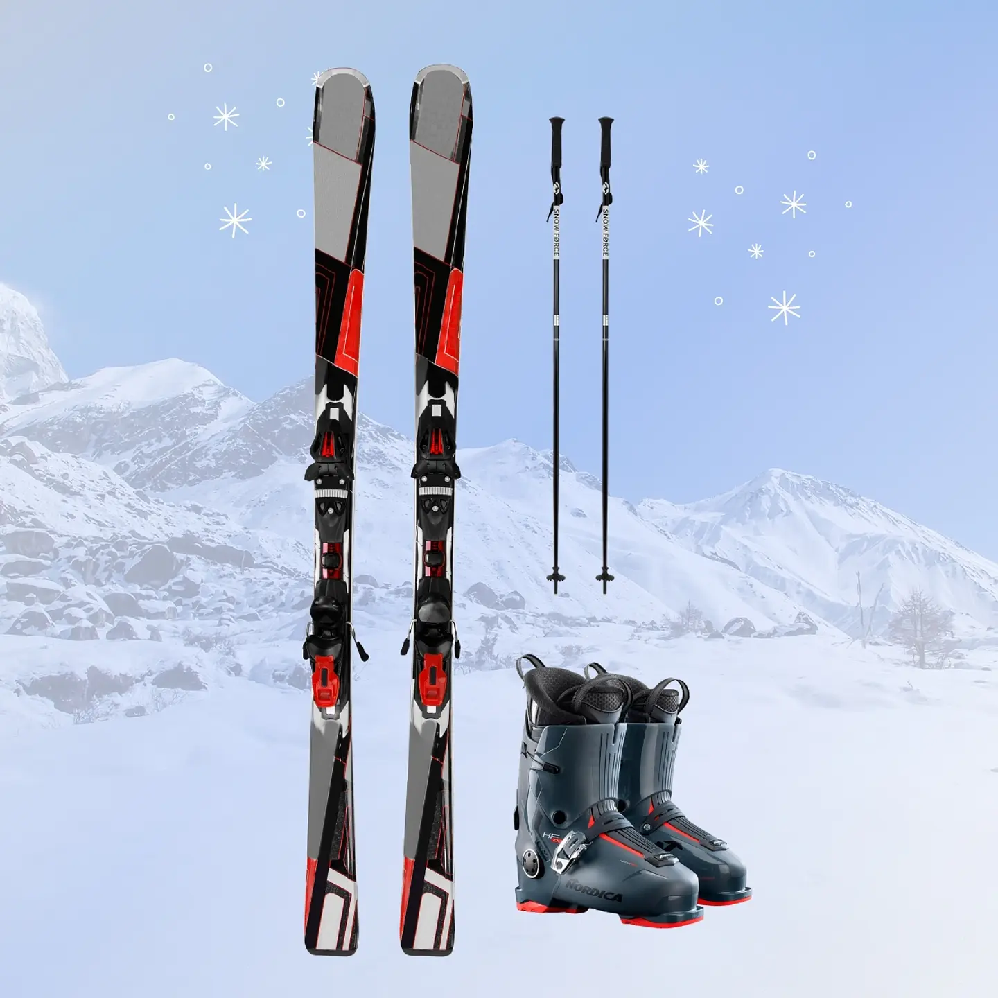 PACK SKI RENTAL 1