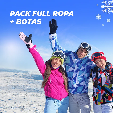 PACK FULL ROPA + BOTAS RENTAL
