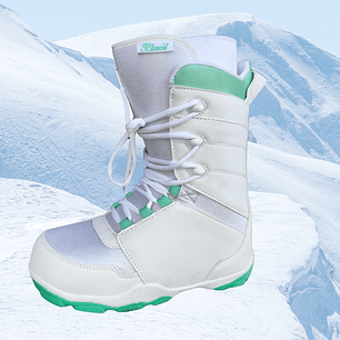 BOTA SNOWBOARD 5TH ELEMENT BLANCA Y NEGRA TALAS 8/9/10/11/12/15