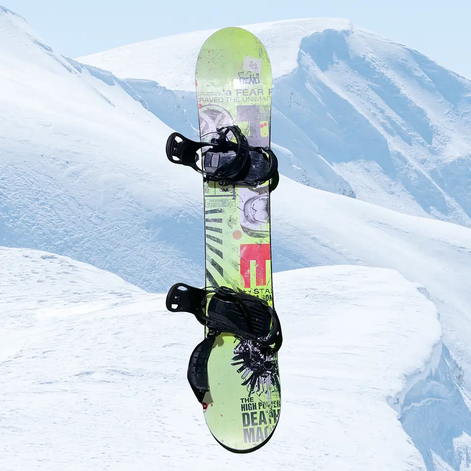 TABLA SNOWBOARD + FIJACIONES 1