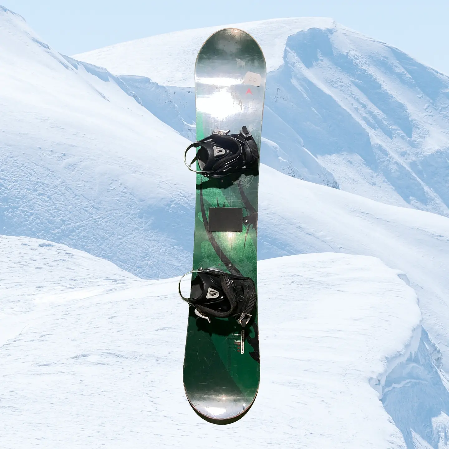 TABLA SNOWBOARD + FIJACIONES 2