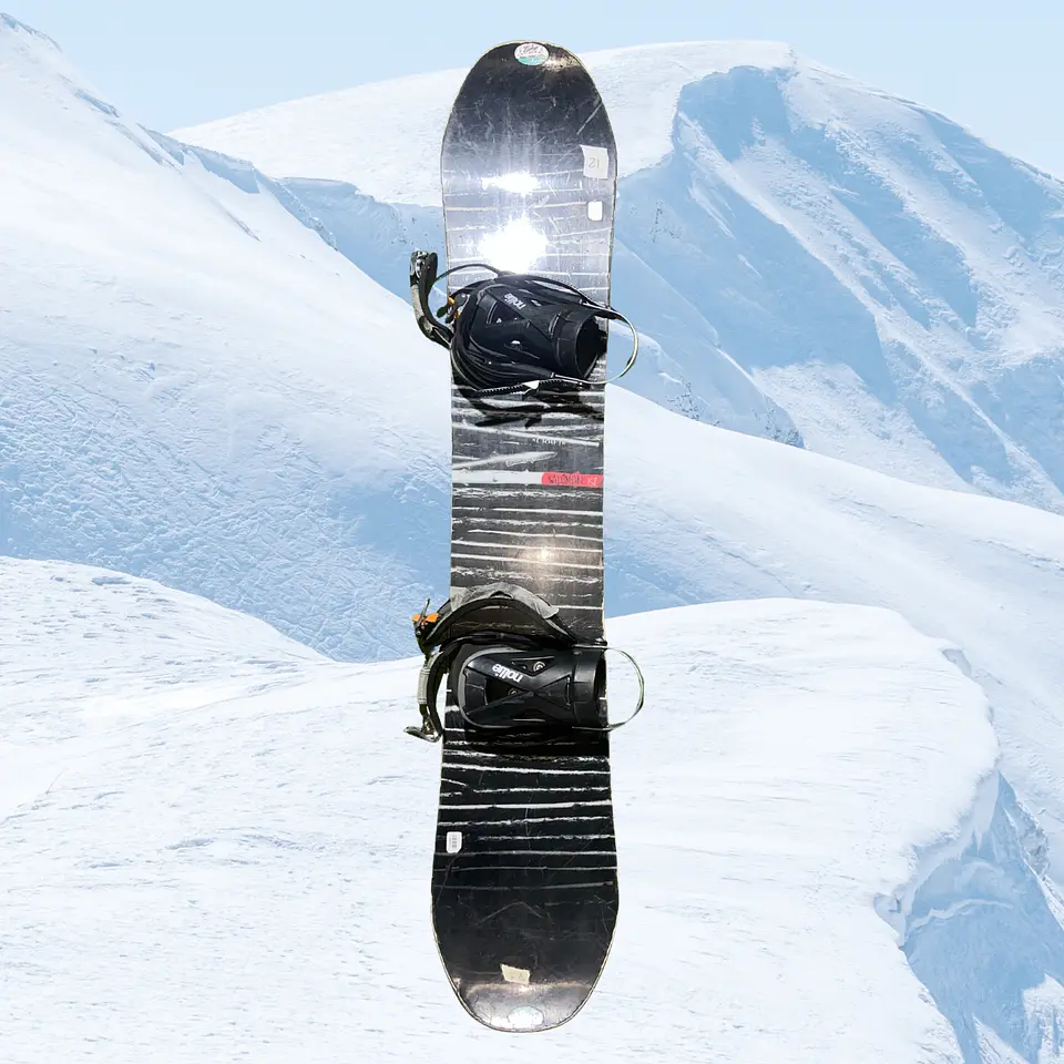 TABLA SNOWBOARD + FIJACIONES 6