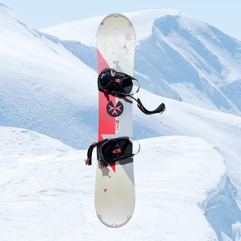 TABLA SNOWBOARD + FIJACIONES 7