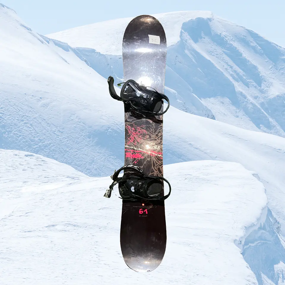 TABLA SNOWBOARD + FIJACIONES 8