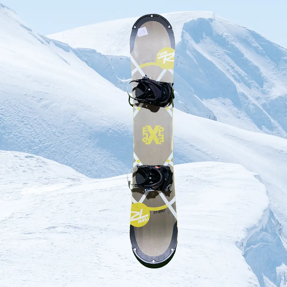 TABLA SNOWBOARD + FIJACIONES 9