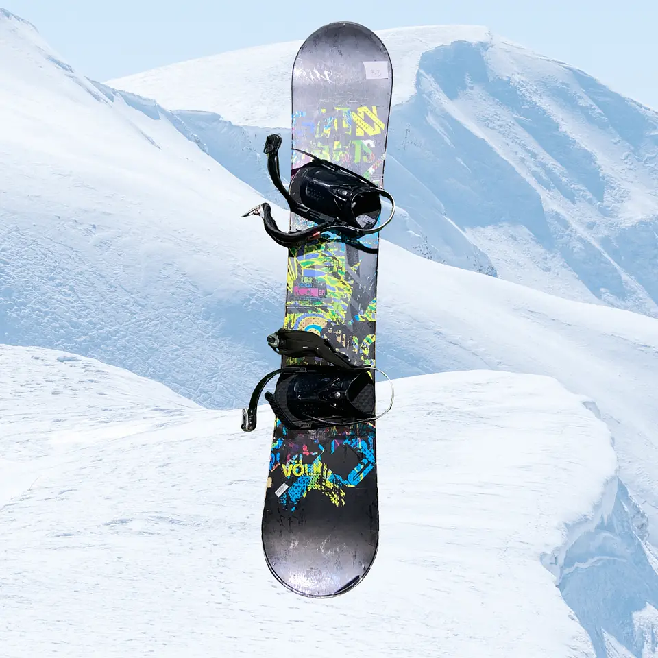 TABLA SNOWBOARD + FIJACIONES 13