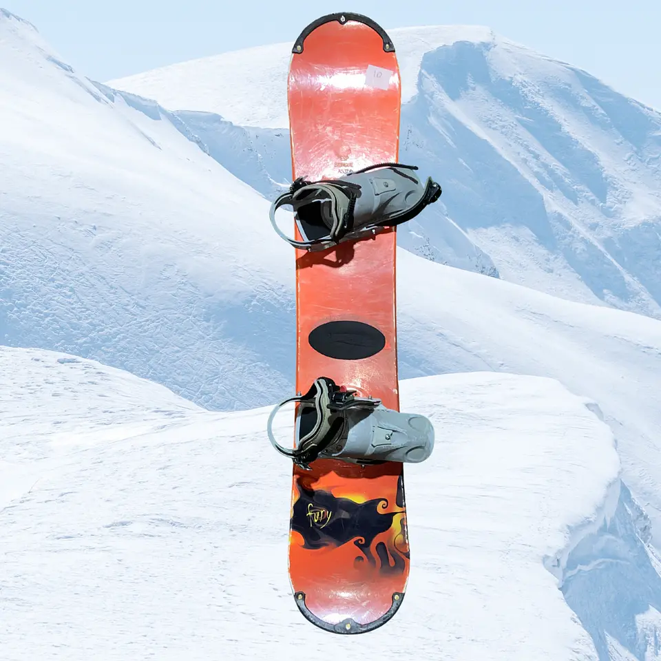 TABLA SNOWBOARD + FIJACIONES 14