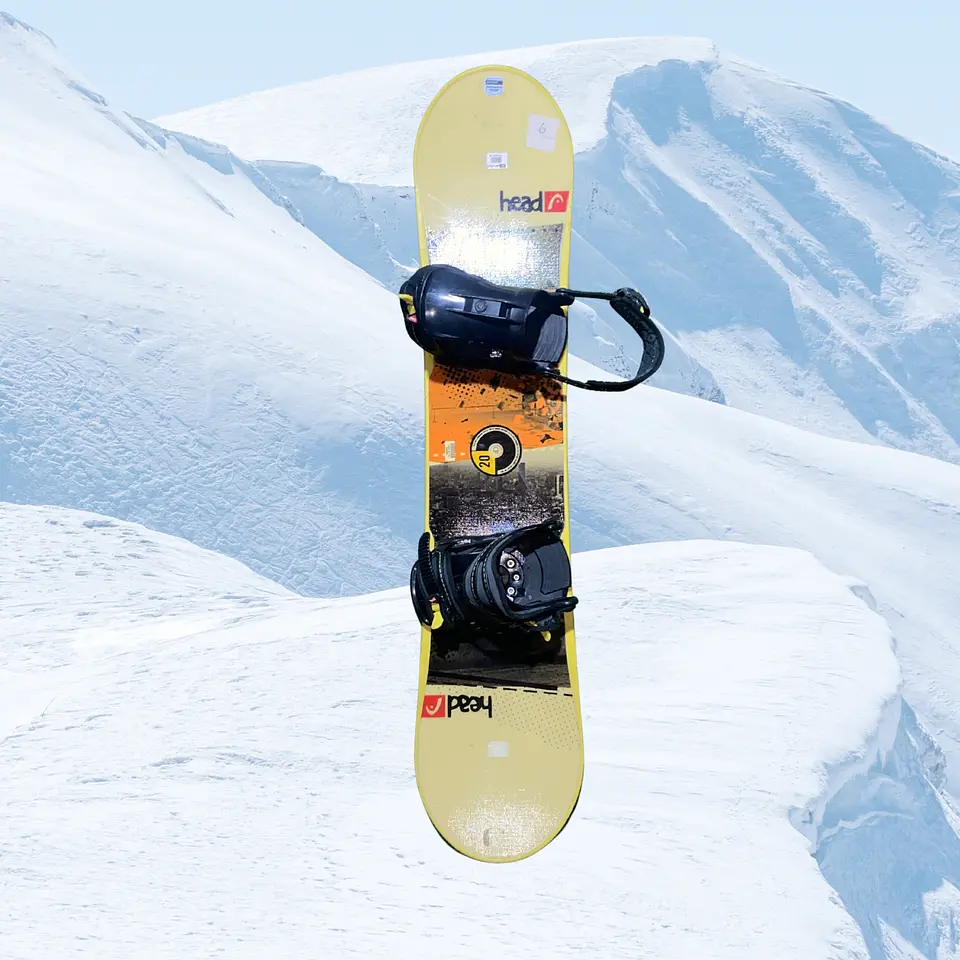TABLA SNOWBOARD + FIJACIONES 19