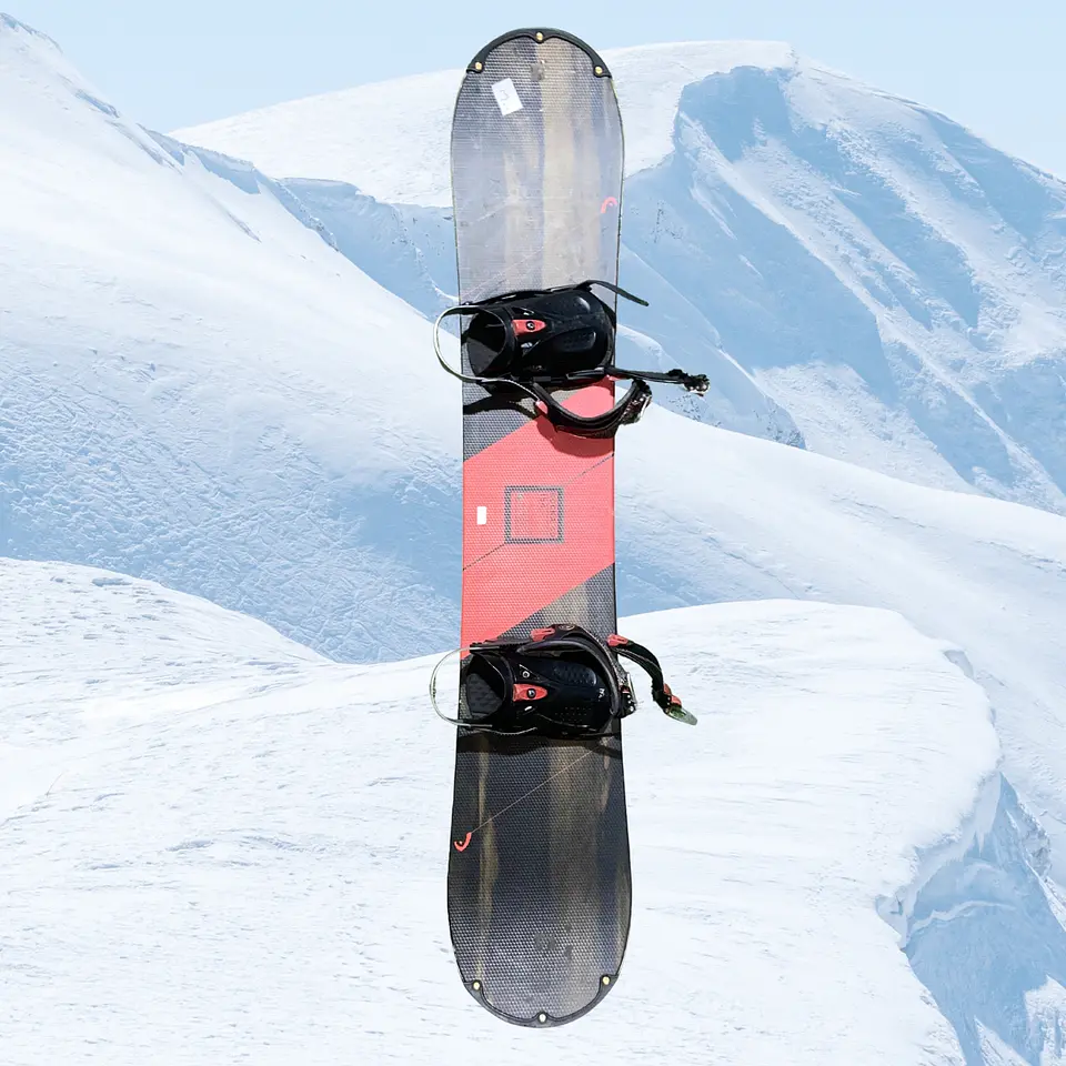 TABLA SNOWBOARD + FIJACIONES 24